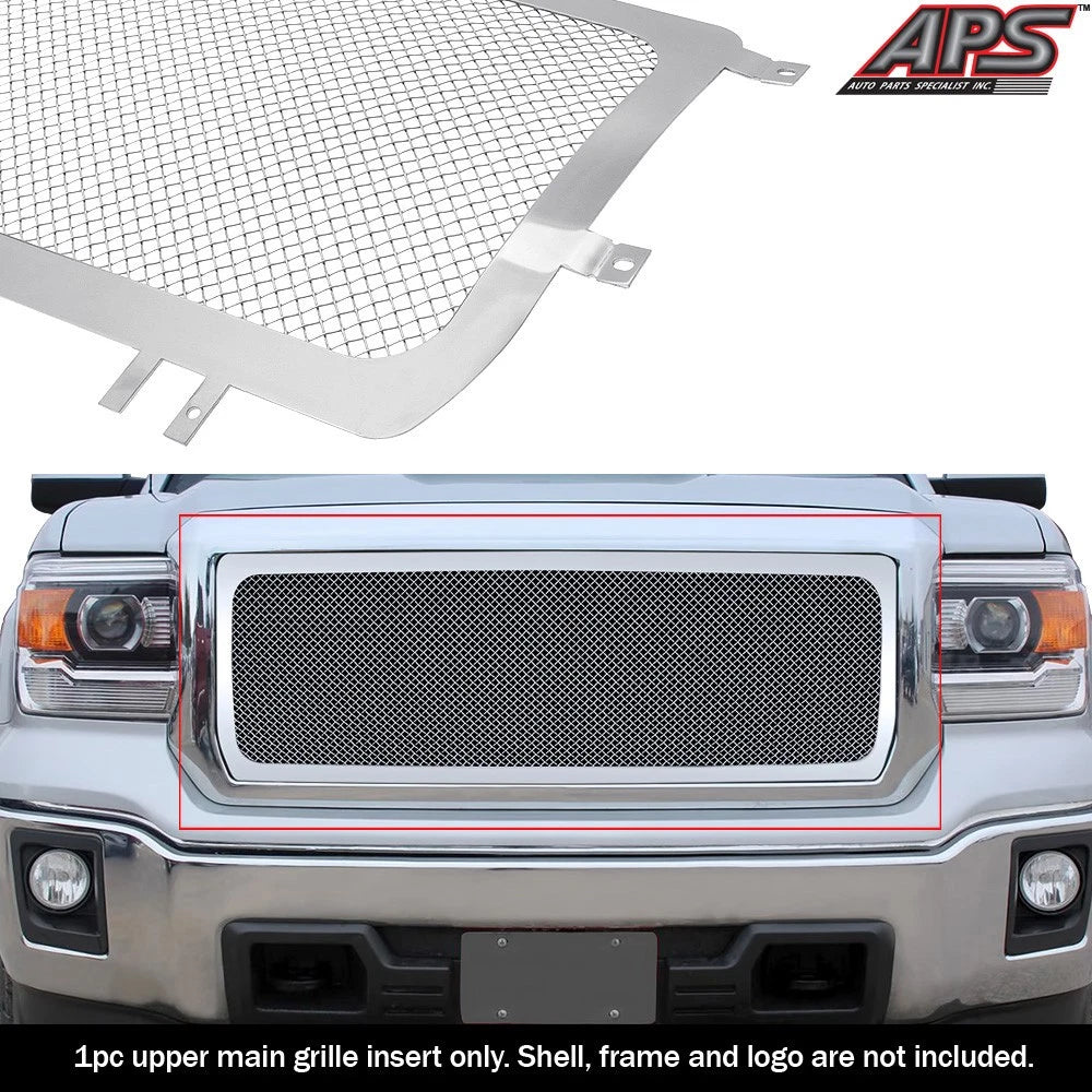 Stainless Steel Chrome Grille for GMC Sierra 1500 (2014-2015)