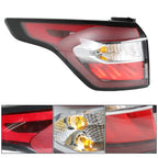 Driver Side Outer Halogen Red Tail Light for Ford Escape Kuga (2017-2019)