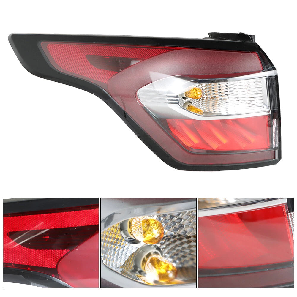 Driver Side Outer Halogen Red Tail Light for Ford Escape Kuga (2017-2019)