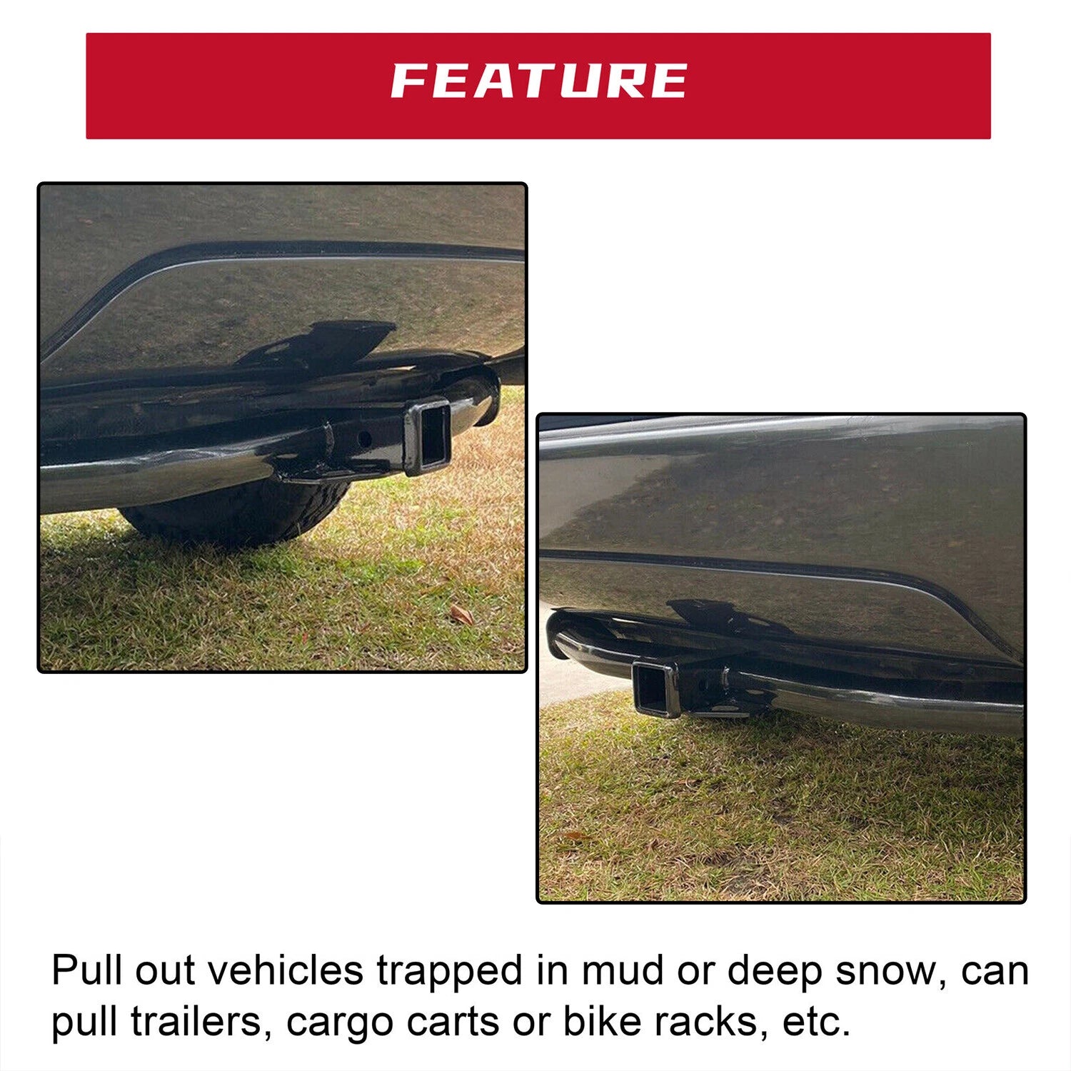Class 3 Rear Trailer Hitch for Jeep Grand Cherokee (1999-2004)