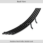 Lower Bumper Grille for Toyota Tundra (1999-2002) Stainless Black