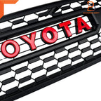 Tundra Style Front Grille Red Letter for Toyota Hilux UTE SR5 (2018-2020)