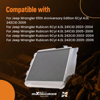 Aluminum Radiator Fan Set for Jeep Wrangler SE Sport X (1997–2006)