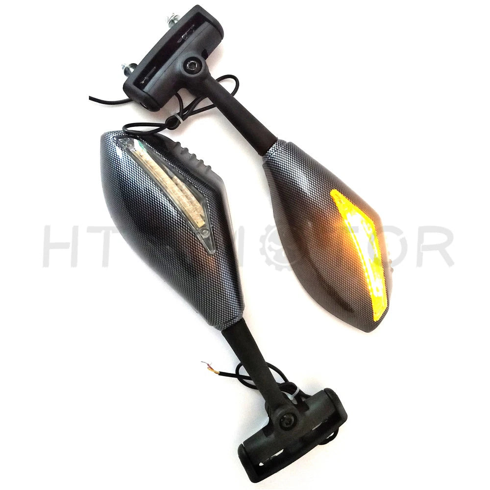 Turn Signal Mirror for Kawasaki Ninja 500, 250R, Triumph Daytona, Ducati Smo