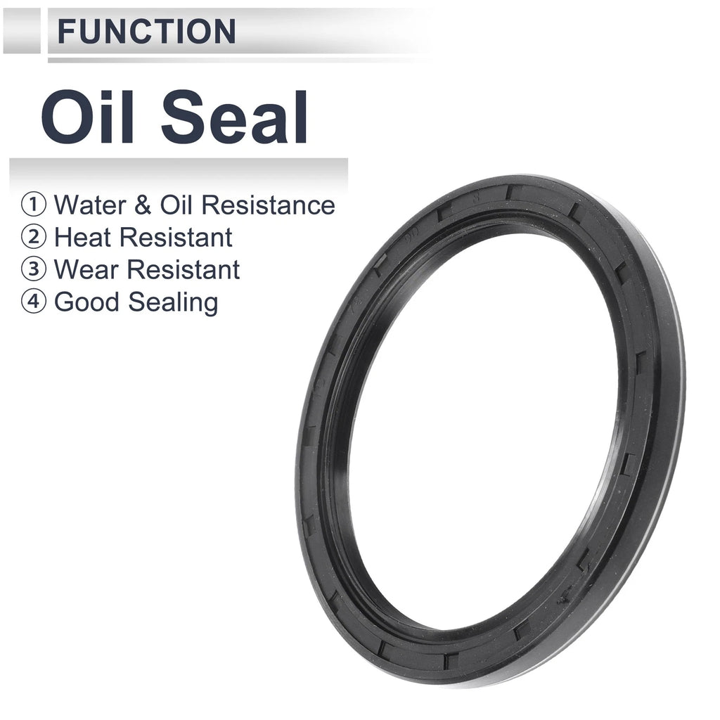 Set of 5 Oil Seal Rotary Shaft Seal Nitrile Rubber 72x90x8mm
