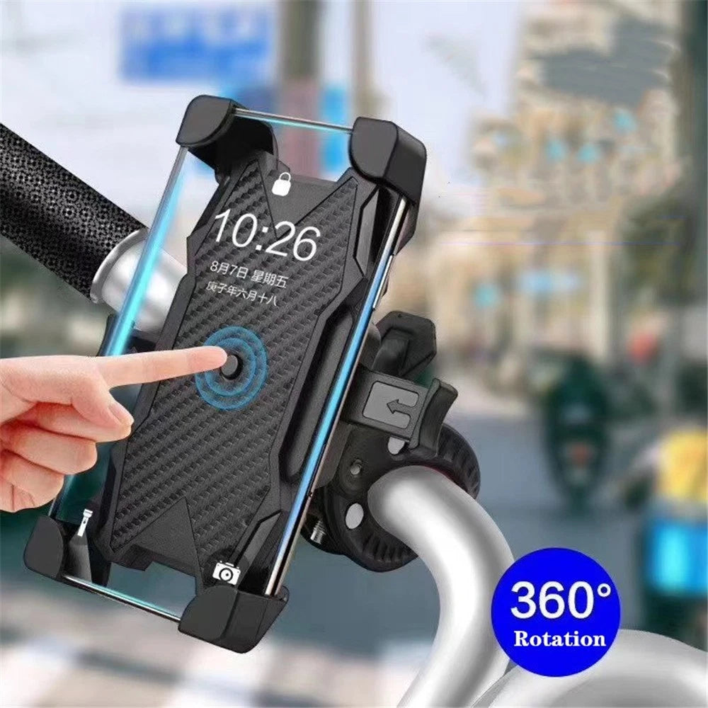 Universal Motorcycle Cell Phone GPS Holder Stand for Bicycle (2010–2023)