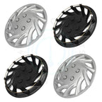 Set of 4 Silver Wheel Covers for R14 14 Inch Tires