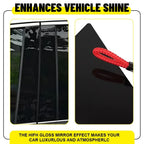 Glossy Black Window Door Trim Covers for Lexus LS430 (2001–2006)