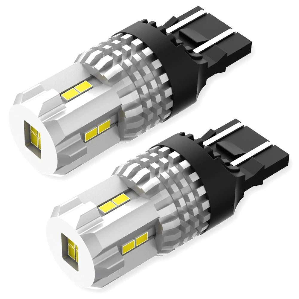2X LED 7443 7444 7440 Reverse Backup Light Bulbs for Automotive (6000K)