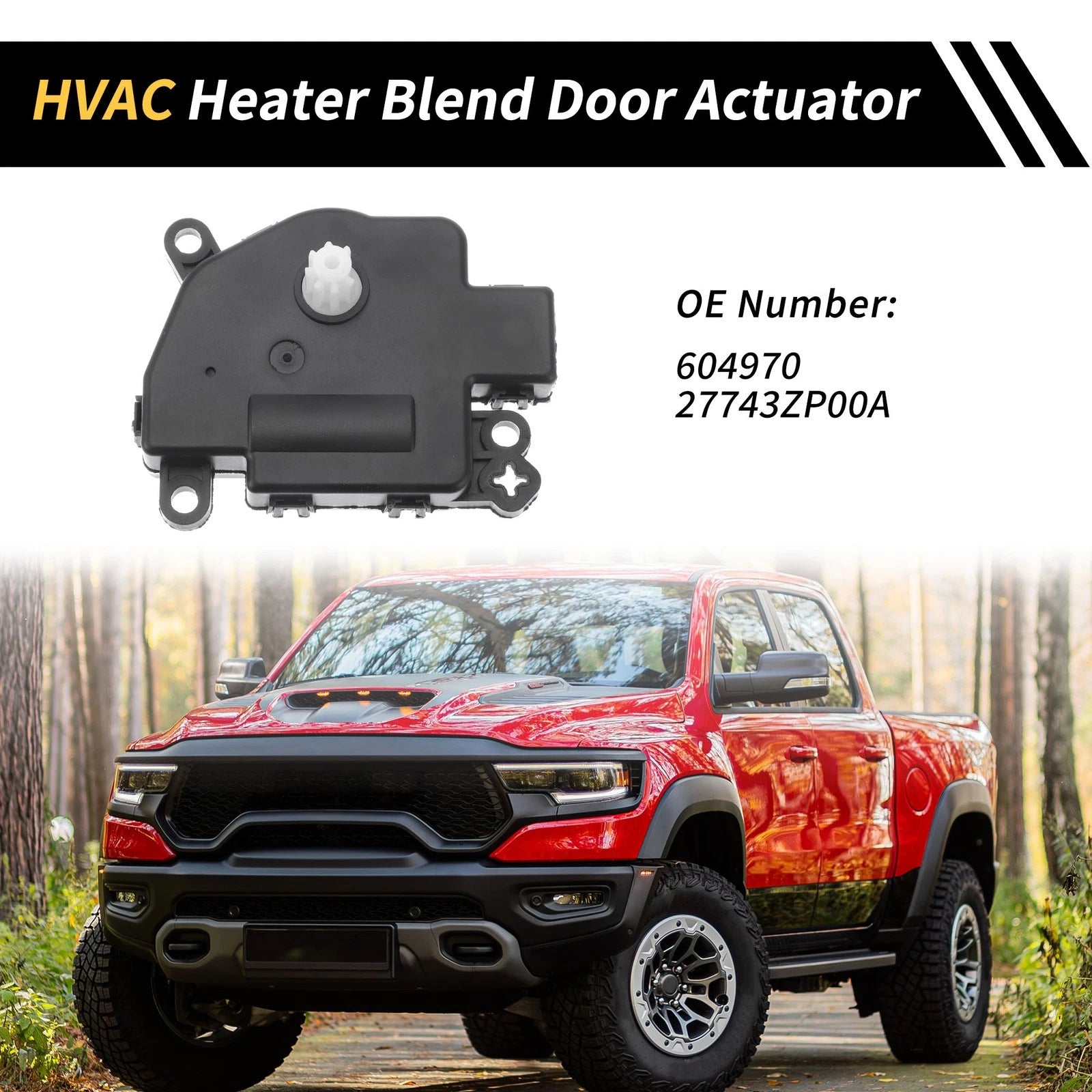 HVAC Air Door Actuator for Infiniti QX56 (2004–2010) No. 604970/27743ZP00A