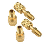 Brass Adapter 1/4 inch Female to 1/4 inch Male for R32 R454B