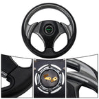 12.5" Carbon Fiber Steering Wheel for EZGO TXT RXV Yamaha Club Car