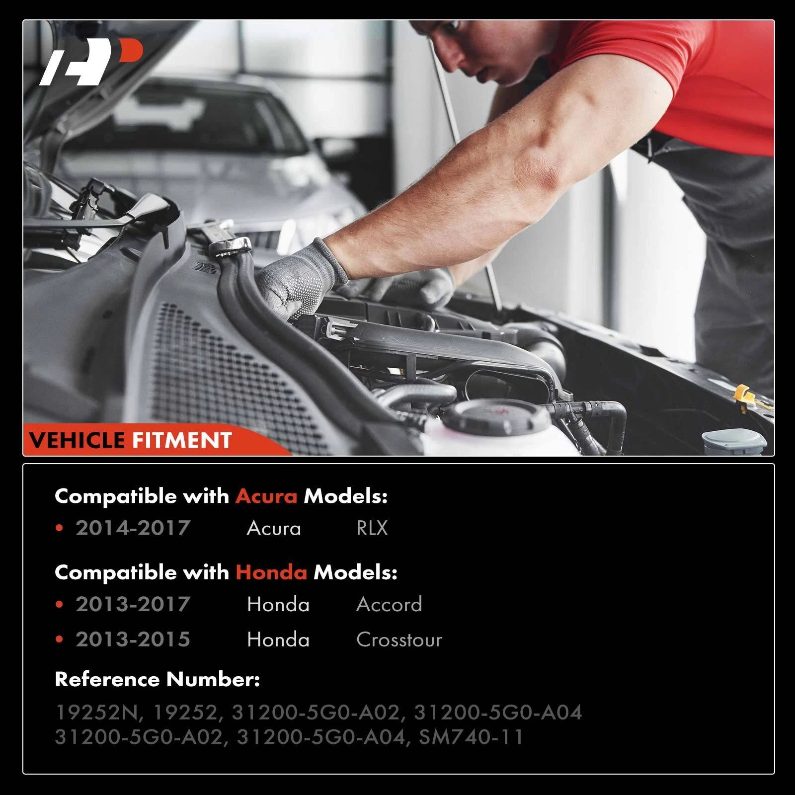 Starter for Honda Accord (2013–2017), Crosstour (2013–2015), Acura RLX 3.5L