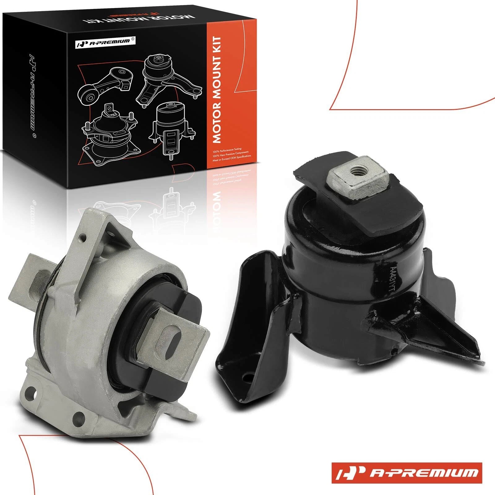 2X Engine Motor & Transmission Mount for Ford Fusion (2006–2012)