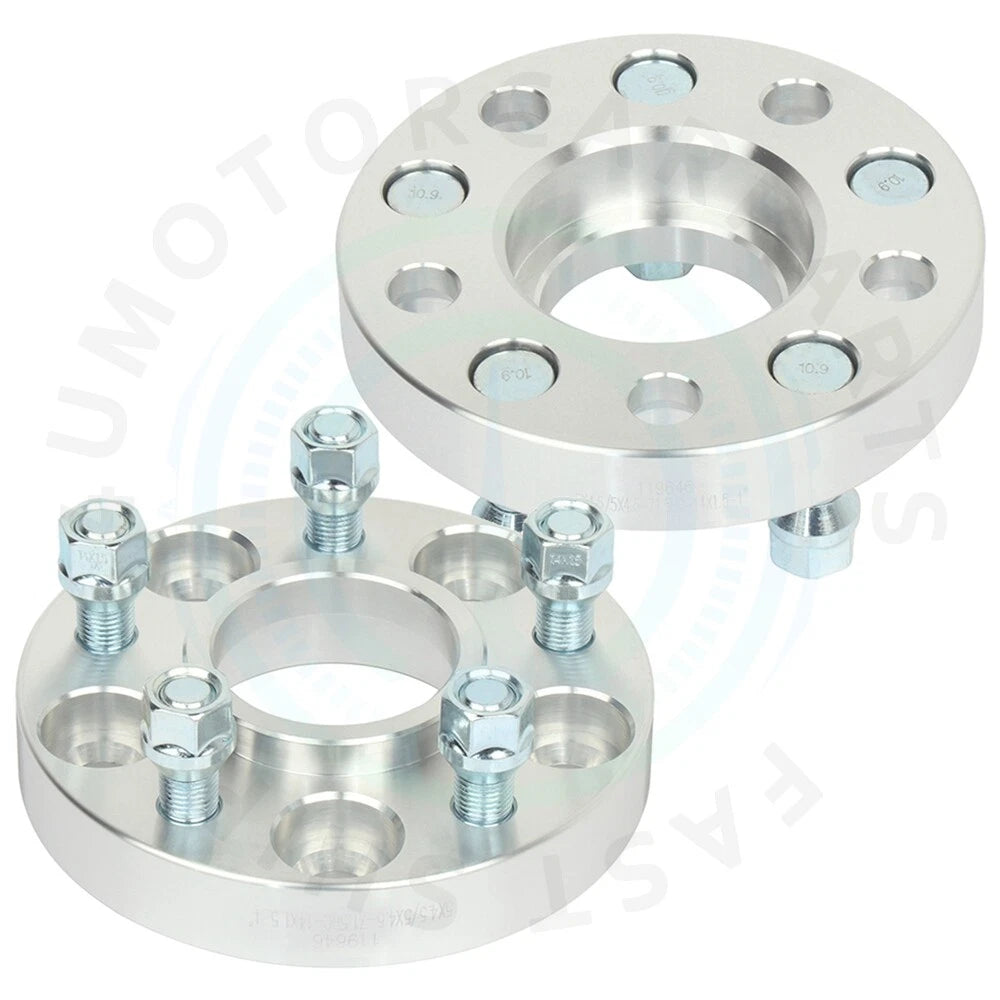2X Wheel Spacers 1" 5x4.5 for Chrysler Dodge Challenger Charger