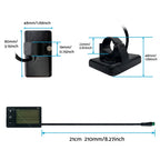 LCD Display S866 for Ebike Scooter (24V 36V 48V) Waterproof