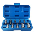 10PC Spline Socket Set for CRV (M4-M18) 1/4 3/8 1/2 Drive