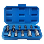 10PC Spline Socket Set for CRV (M4-M18) 1/4 3/8 1/2 Drive