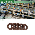 Oil Seal FKM Rubber 20x30x7mm for Various Models (5 Pcs)