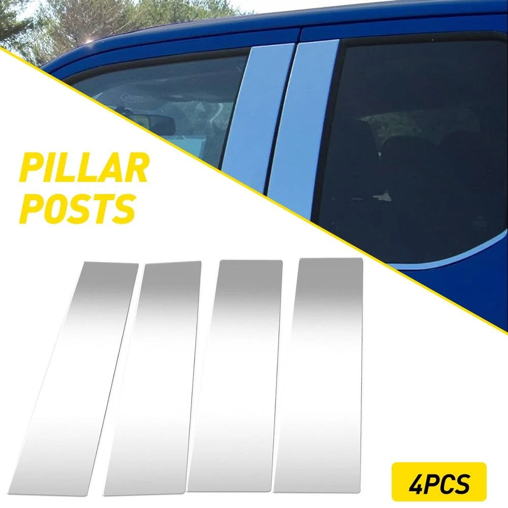 Set of 4 Chrome Pillar Posts for Ford F150 (2004–2014)