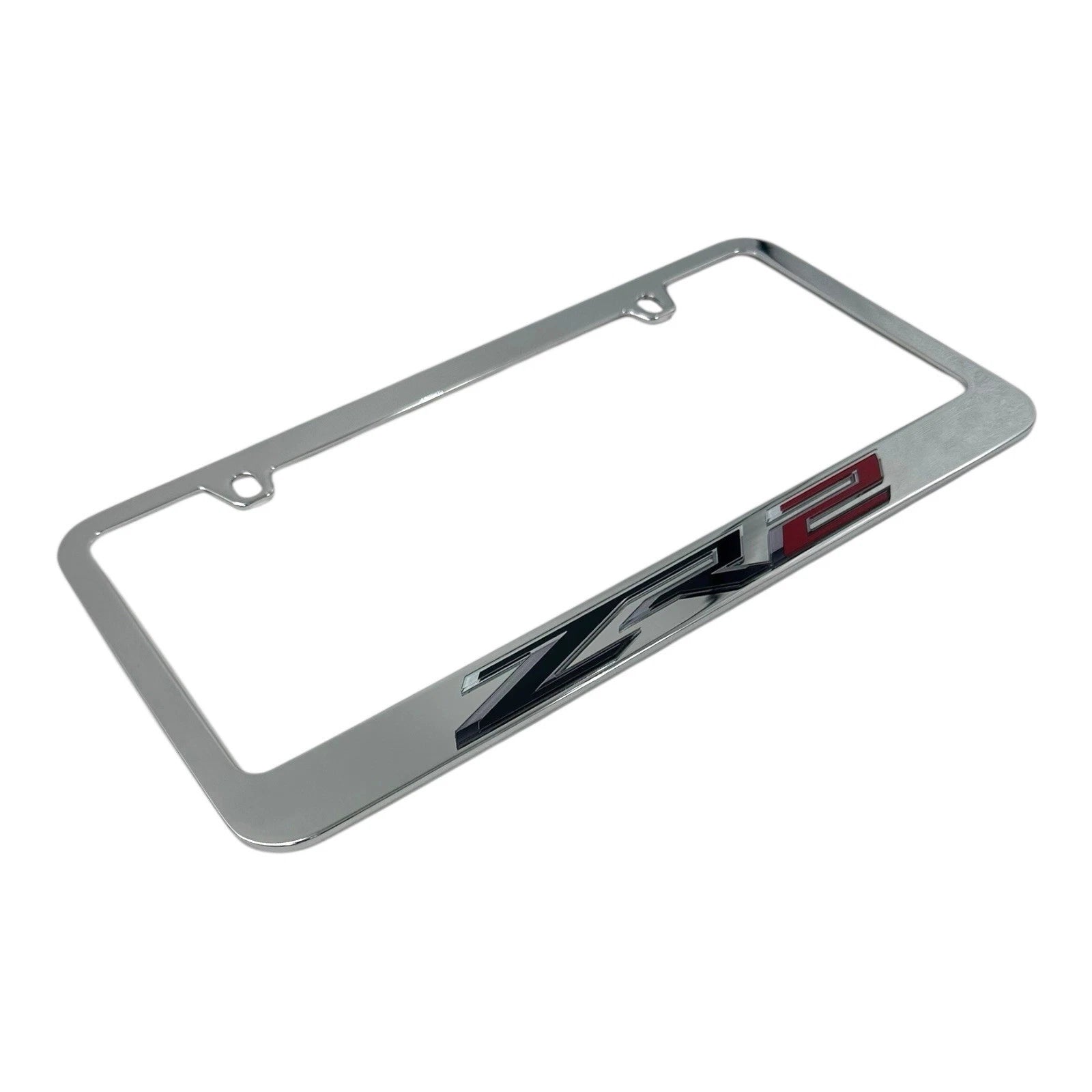 Chrome License Plate Frame Licensed for Chevrolet ZR2 (2017–2024)