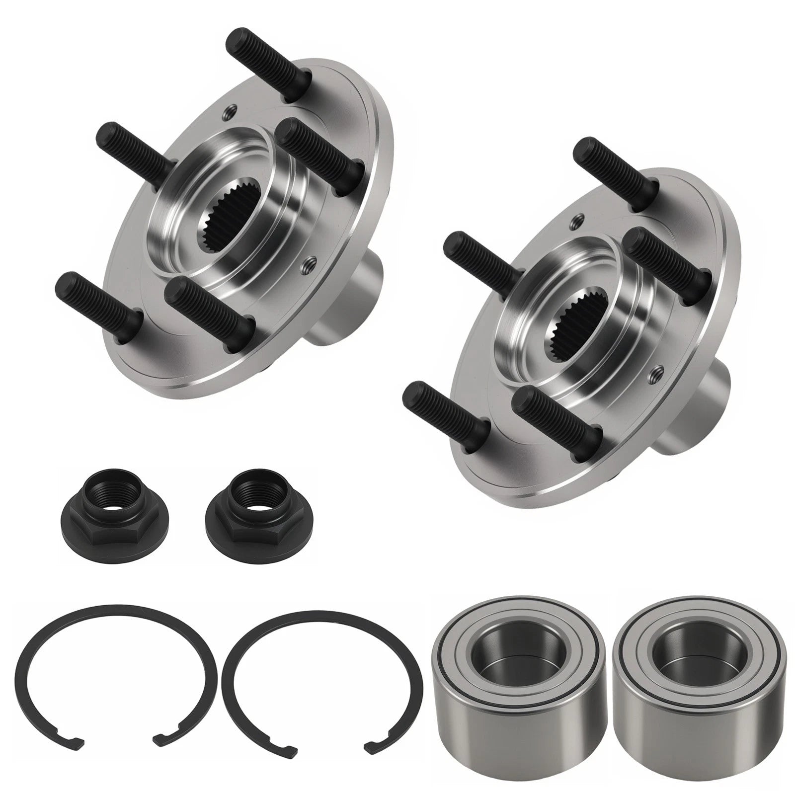 Front Wheel Bearing Hub Assembly for Ford Fusion Mercury Milan Lincoln MKZ (2006–2012)