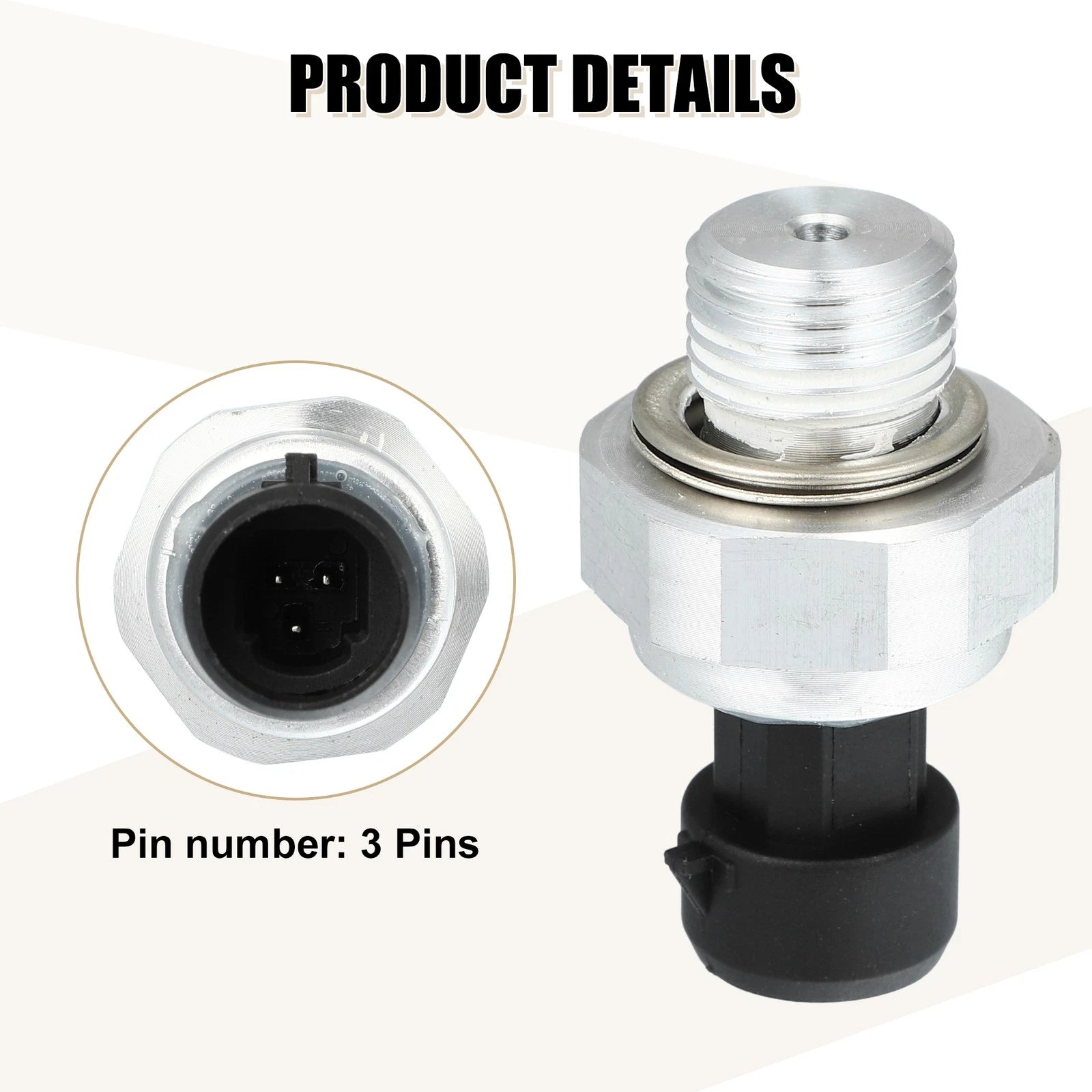 Engine Oil Pressure Sensor for Buick Cadillac Chevy (2000–2023) 12616646 12677836