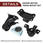 Engine Motor Trans Mount Set for Mitsubishi Lancer 2.0L (2002–2007)