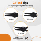 Set of 12 Snap Ring Pliers for Universal Use