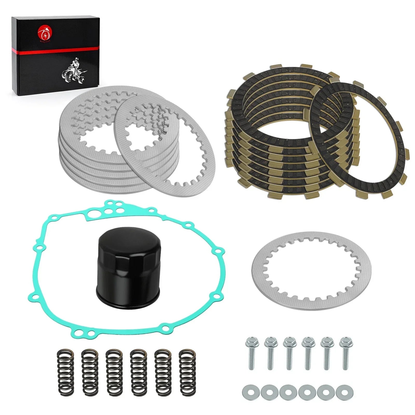 Complete Clutch Kit Heavy Duty Springs W/ Gasket for Yamaha YZF-R6 (2003–2005)