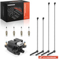 Ignition Coil & Iridium Spark Plugs Set for Subaru Impreza 