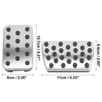 Non Slip Accelerator Brake Foot Pedal Pads Cover Kit for Honda Accord (2013–2017)