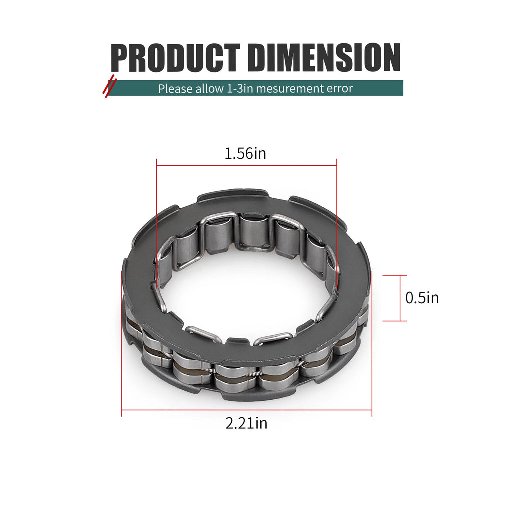 Clutch Hub One Way Bearing for Honda Rancher 400 TRX400FA TRX400FGA (2004–2007)