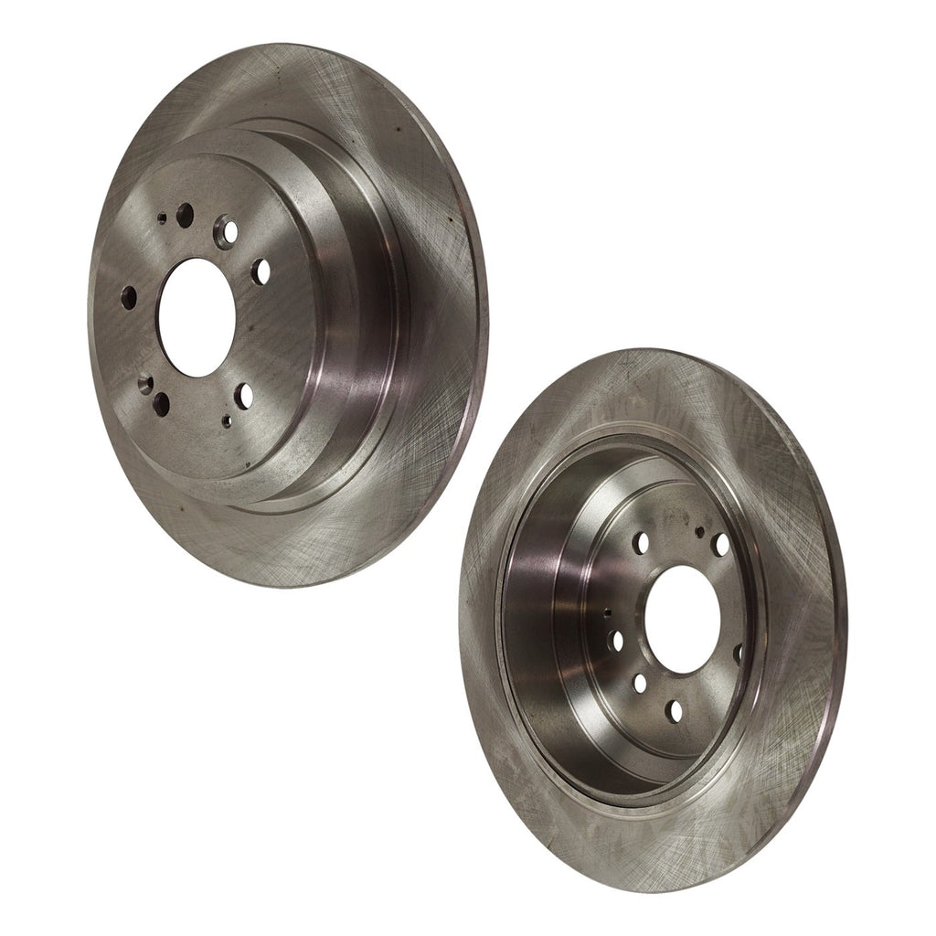 Set of 2 Disc Brake Rotors for Honda Pilot (2016–2020) Rear