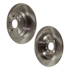 Set of 2 Disc Brake Rotors for Honda Pilot (2016–2020) Rear