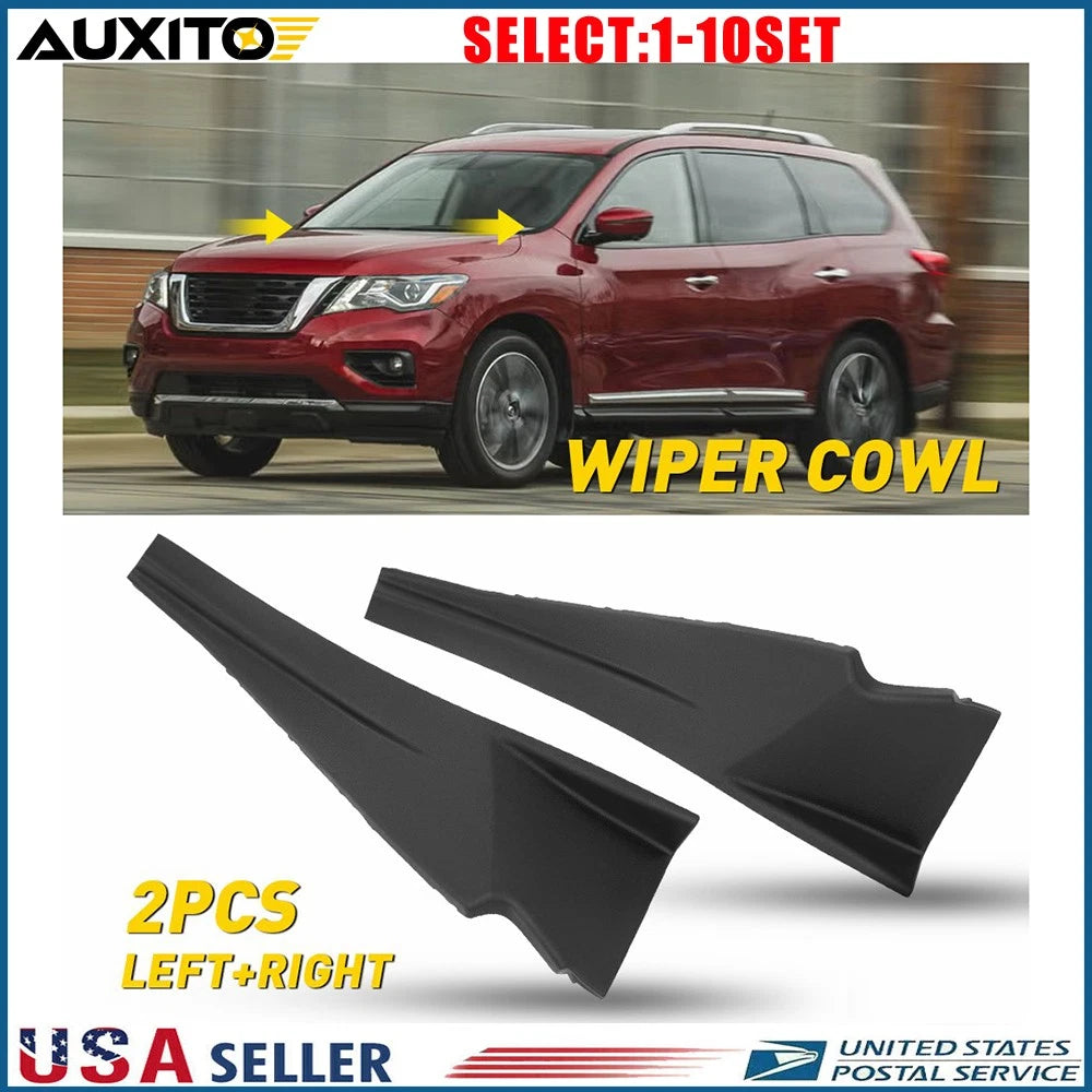 Wiper Cowl Extension Trim for Nissan Pathfinder (2013–2020) 66895-3KA0A