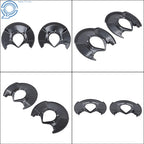 2X Front Left & Right Black Brake Dust Shield for Honda Civic (2006-2011)