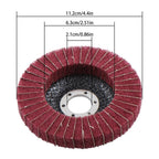 Set of 10 Flap Discs 120 & 240 Grit for Angle Grinder 4-1/2"