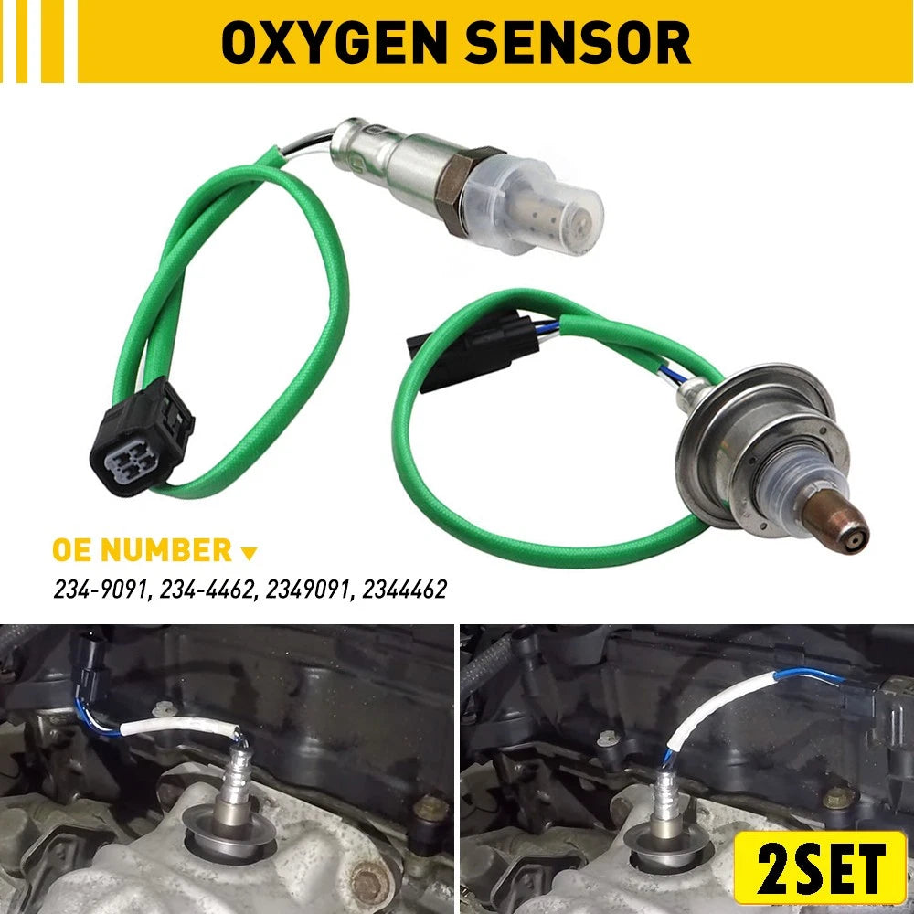 Set of 4 Oxygen O2 Sensors for Honda Accord (2008–2012) & Acura TSX (2009–2014) 2.4L