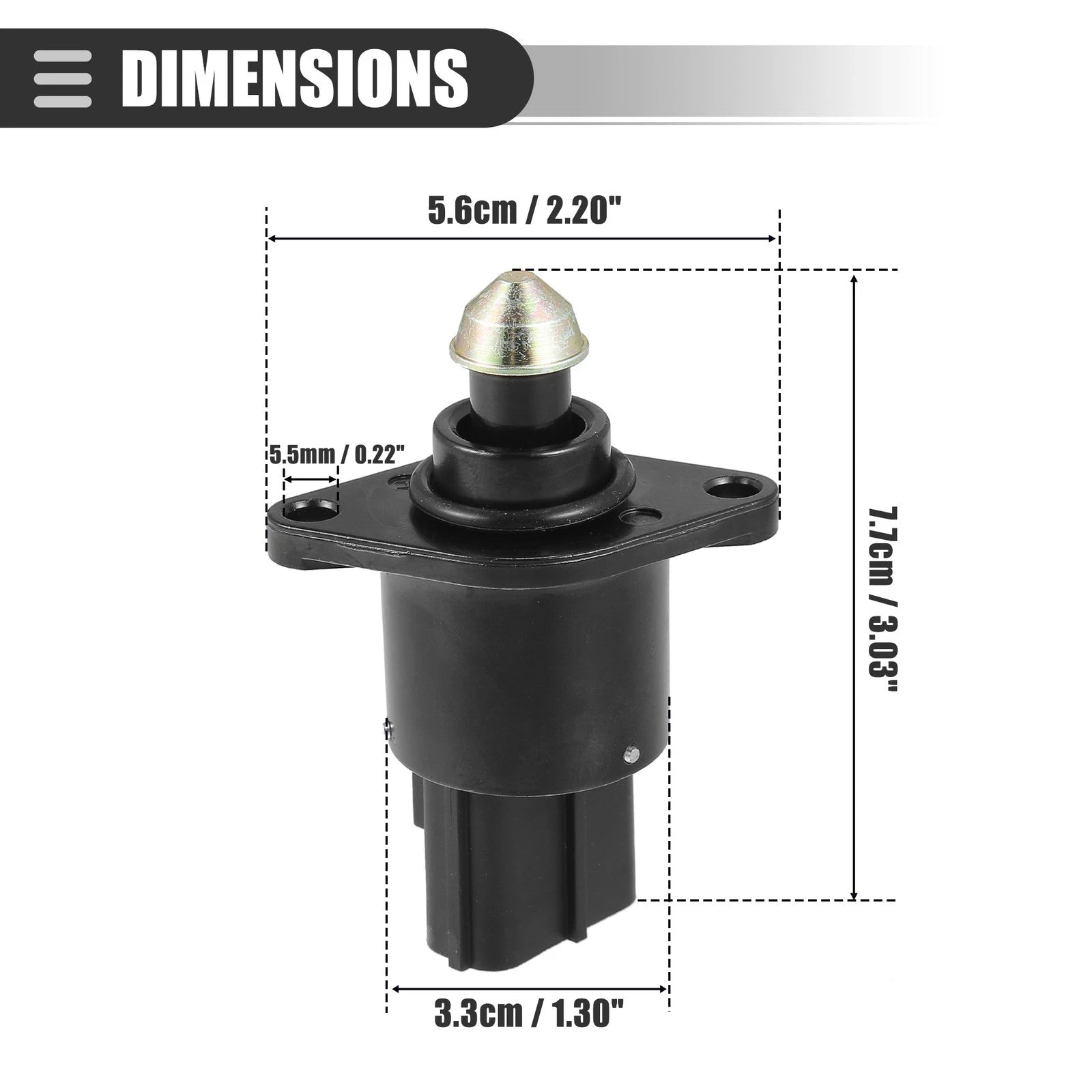 Idle Air Control Valve for Jeep Grand Cherokee (1999–2001) No. 4861099AA