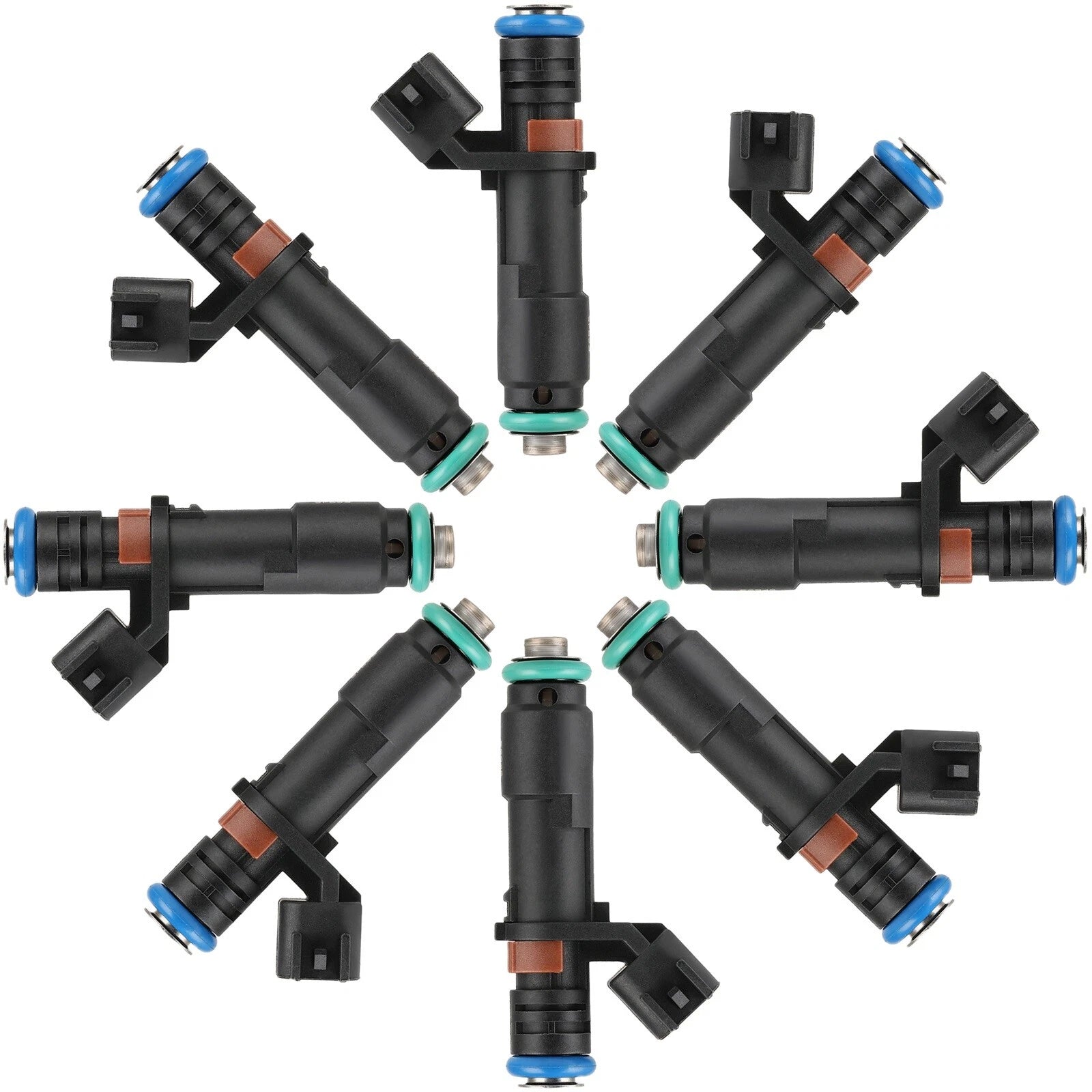 Set of 8 Fuel Injectors for Ford Expedition F-150 F-250 (2005–2007)