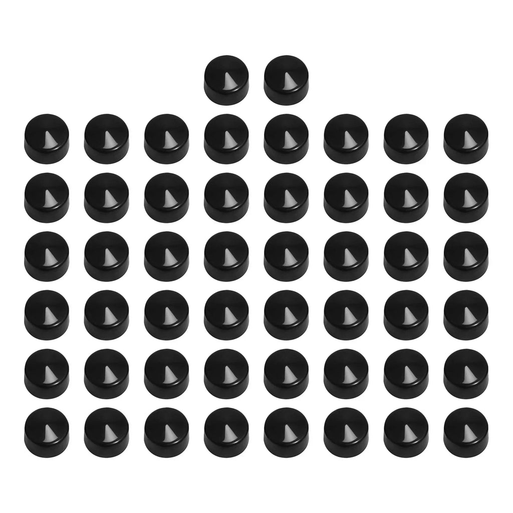 Black Bolt Toppers Caps Cover Set for Harley Softail Twin Cam (1984-2006)