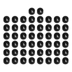 Black Bolt Toppers Caps Cover Set for Harley Softail Twin Cam (1984-2006)