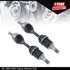 Set of 2 Front CV Axle Shaft Assemblies for Toyota 4Runner (2003–2022)