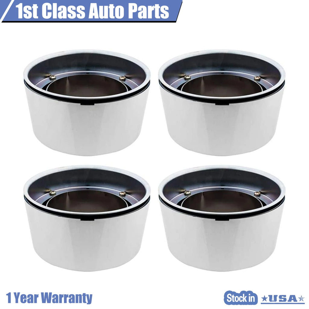 Set of 8 Lug 16" Chrome Wheel Center Hub Caps for Ford E-250 (1995–2008)