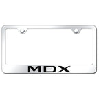 Stainless Steel License Plate Frame - Officially Licensed for Acura MDX