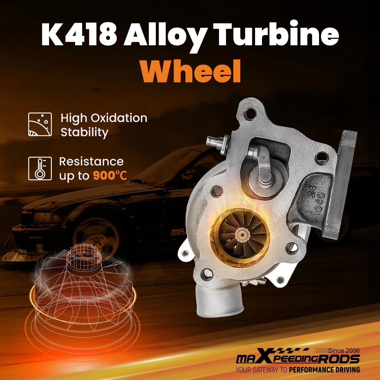 Turbocharger for Mitsubishi Pajero (1991–1999)