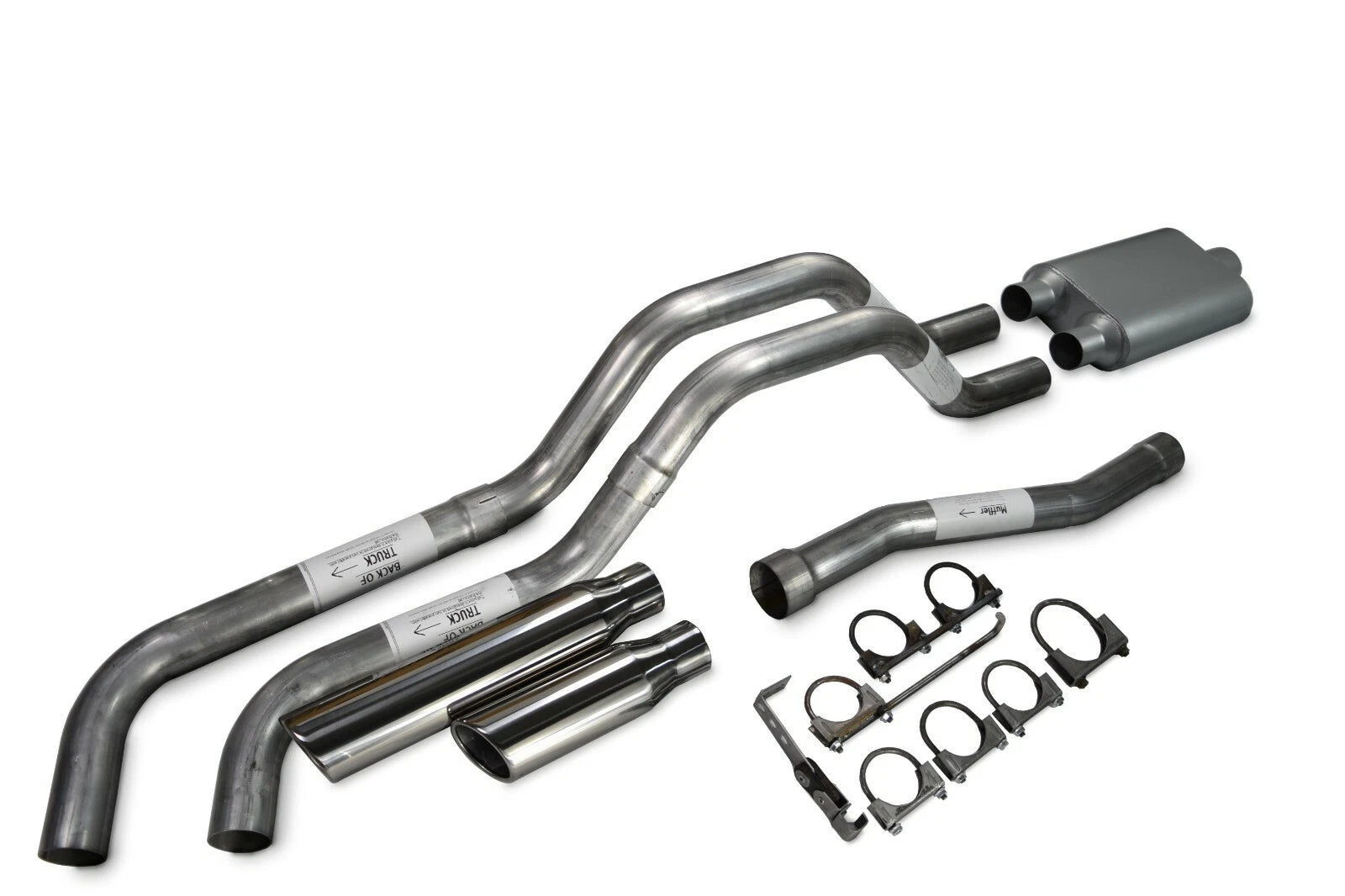 Dual Exhaust Muffler 2.5" Side Exit for Nissan Titan (2004–2006)