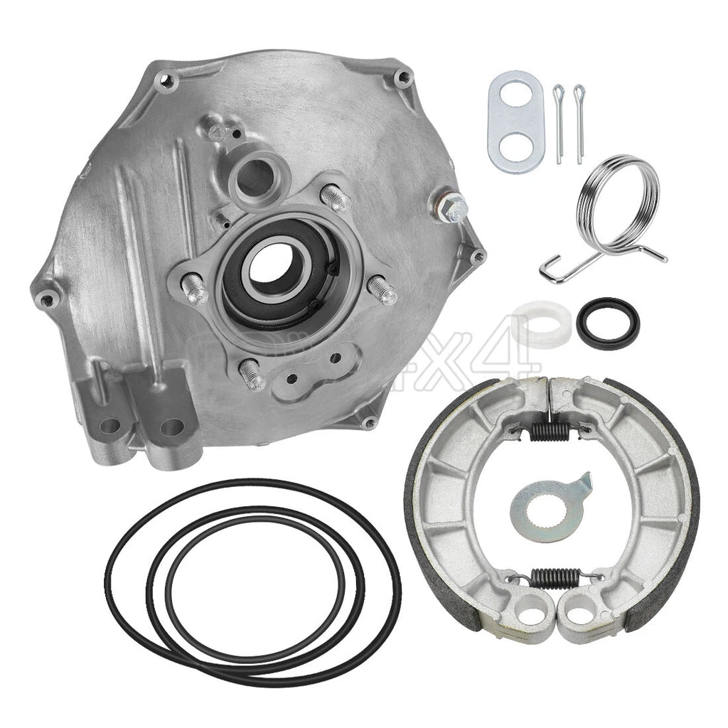 Rear Brake Plate Shoes Arm Rocker Cam Kit for Honda Rancher 420 TRX420FA (2014–2024)