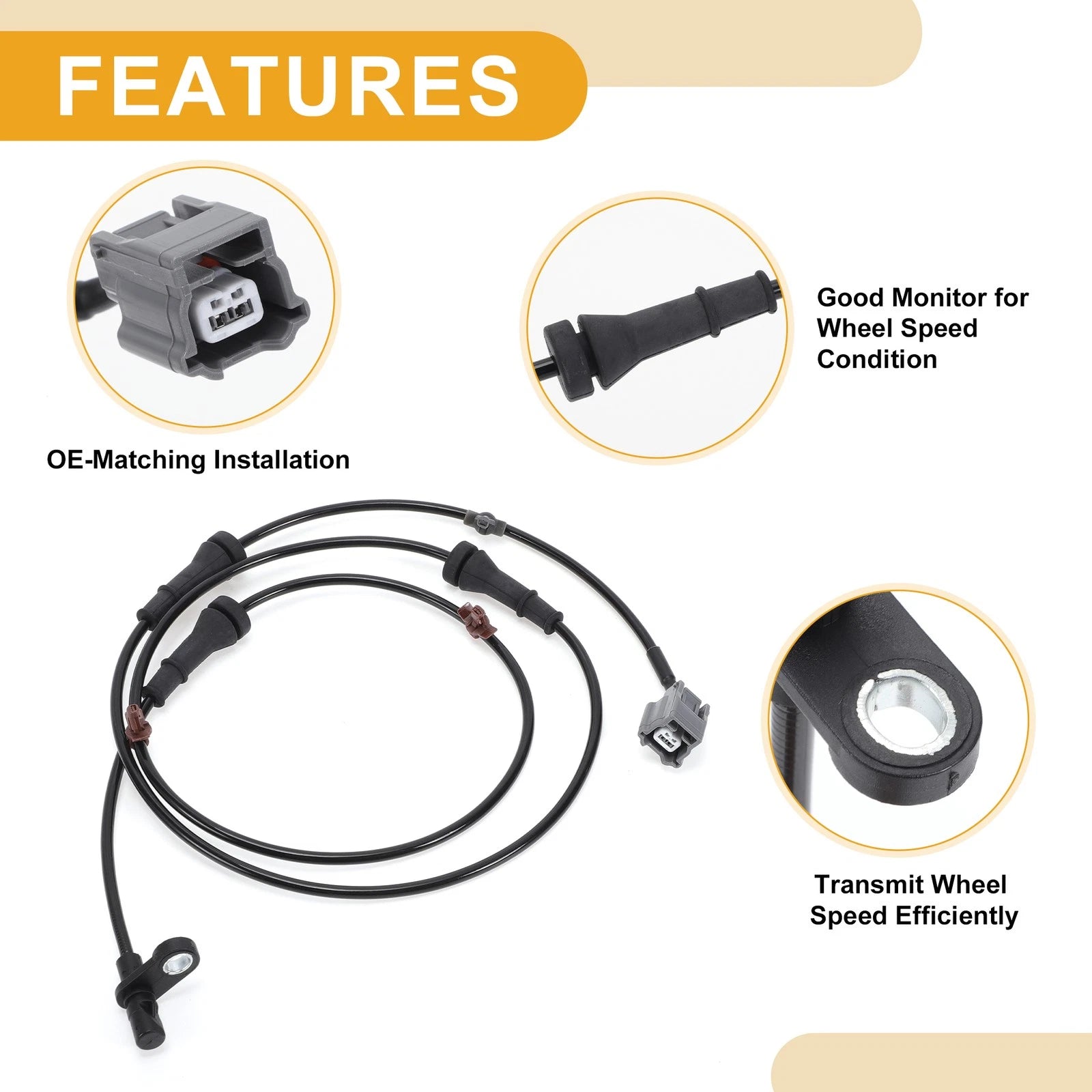 ABS Wheel Speed Sensor Kit No. 479013LM0A for Nissan NV200 (2010–2021)